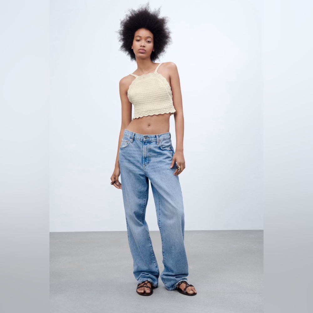 ZARA - HALTER KNIT TOP